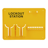 7-lock Lockout Board Station 7001