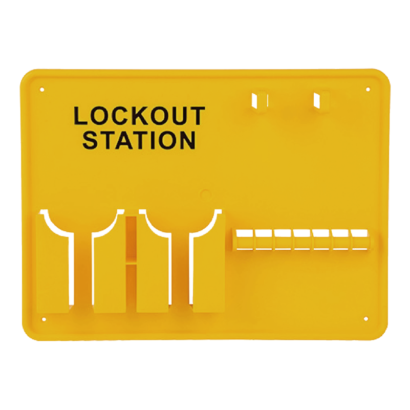 7-lock Lockout Board Station 7001