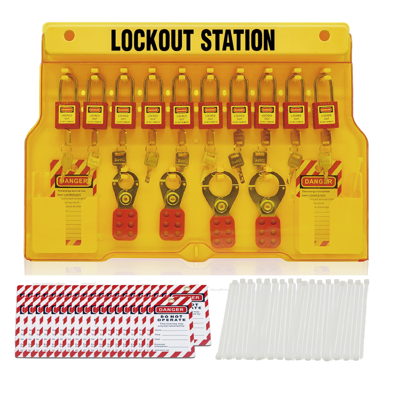 10-lock Lockout Station 7062