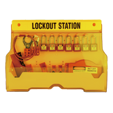 10-lock Lockout Station 7068