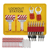 7-lock Lockout Board Station 7002