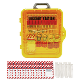 10-lock Lockout Cabinet Station 7064