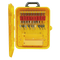 10-lock Lockout Cabinet Station 7066