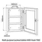 Multi-purpose Lockout station With Hook 7083