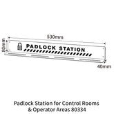 Padlock Station for Control Rooms & Operator Areas 80334