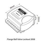Flange Ball Valve Lockout 3008
