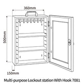 Multi-purpose Lockout Station With Hook (Includes Padlock) 7081A