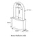 Brass Padlock 1052