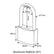 Aluminum Padlock 1071