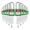 Lockout Tagout Safety Padlocks, 10-Pack, Keyed Different, 2 Keys per Lock