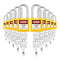 Lockout Tagout Safety Padlocks, 10-Pack, Keyed Different, 2 Keys per Lock