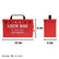Lockout Tagout Group Lock Box, 12 Locking Holes, Loto Box Red Steel Construction With Hinged Cover, Locking Clasp, Key Drop Slot For Portable Group Energy Control During Maintenance
