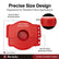 Gate Valve Lockout Adjustable, 1 to 6-1/2 in Handles, Loto, 2 Pack Flexible Design Supports Mixed Valve Sizes For OS&Y And Rising-Stem Valves, Non-Conductive ABS Industrial Secure LOTO Device