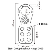 Steel Group Lockout Hasps 2001