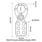 Steel Group Lockout Hasps 2002