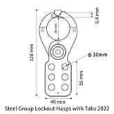 Steel Group Lockout Hasps with Tabs 2022