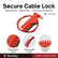 Adjustable Cable Lockout, 8 ft Steel Cable, 4 Lock Points, 6 Pack Nylon Body and Vinyl Coated Steel Cable for Group Handheld Lockout Tagout of Valves, Breakers and Energy Isolation Points