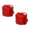 Water Spigot Lock, Faucet Lock for Hose Bib Valve, 2 Set Fits 1–3-3/20 in Dia valve handles, Gate Valve Lockout, Propane Tank, Water Valve and Outdoor Secure Lock, Red