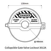 Collapsible Gate Valve Lockout 3012A