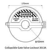 Collapsible Gate Valve Lockout 3013A