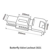 Butterfly Valve Lockout 3021