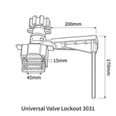 Universal Valve Lockout With Blocking Arms 3031