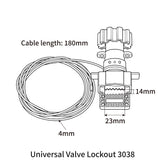 Universal Valve Lockout With Cable 3038
