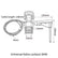 Universal Valve Lockout With Blocking Arms and Cable 3040