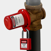 Plug valve lockout 3042