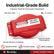 Gate Valve Lockout Adjustable, 1 to 6-1/2 in Handles, Loto, 2 Pack Flexible Design Supports Mixed Valve Sizes For OS&Y And Rising-Stem Valves, Non-Conductive ABS Industrial Secure LOTO Device