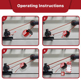 Lockout Tagout Cable Lock, 7.9ft Adjustable Steel Cable Lock with Vinyl Coating for Loto OSHA Compliant,6 Pack, U06