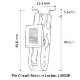 Pin Circuit Breaker Lockout 4002B