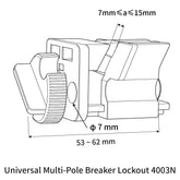 Universal Multi-Pole Breaker Lockout 4003N