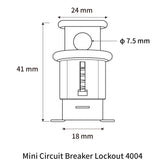 Mini Circuit Breaker Lockout 4004