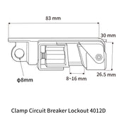 Clamp Circuit Breaker Lockout 4012D