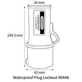 Waterproof Plug Lockout 4044A