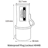 Waterproof Plug Lockout 4044B