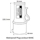 Waterproof Plug Lockout 4044C