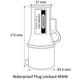 Waterproof Plug Lockout 4044E