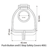 Push Button and E-Stop Safety Covers 4061 4062