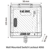 Wall Mounted Switch Lockout 4066