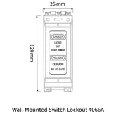 Wall-Mounted Switch Lockout 4066A