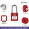 Lockout Tagout Station, Loto Station for 8 Safety Padlocks, Lockout and tagout Station with 1 Padlock and no Other Loto Products, Wall Mounted Lockout and tagout kit with Cover for Storage