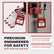 Lockout Tagout Safety Padlocks, 10-Pack, Keyed Different, 2 Keys per Lock