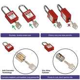 Lockout Tagout Station, Loto Station for 8 Safety Padlocks, Lockout and tagout Station with 1 Padlock and no Other Loto Products, Wall Mounted Lockout and tagout kit with Cover for Storage
