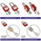 Lockout Tagout Station, Loto Station for 8 Safety Padlocks, Lockout and tagout Station with 1 Padlock and no Other Loto Products, Wall Mounted Lockout and tagout kit with Cover for Storage