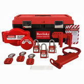 3-Lock Valve Lockout Kit in Toolbox U7102