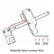 Butterfly Valve Lockout 3022 diagram showing adjustable width 70.1–210.1 mm and valve fit dimensions 31.5 mm and 35.3 mm