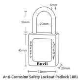 Anti-Corrosion Safety Lockout Padlock 1001