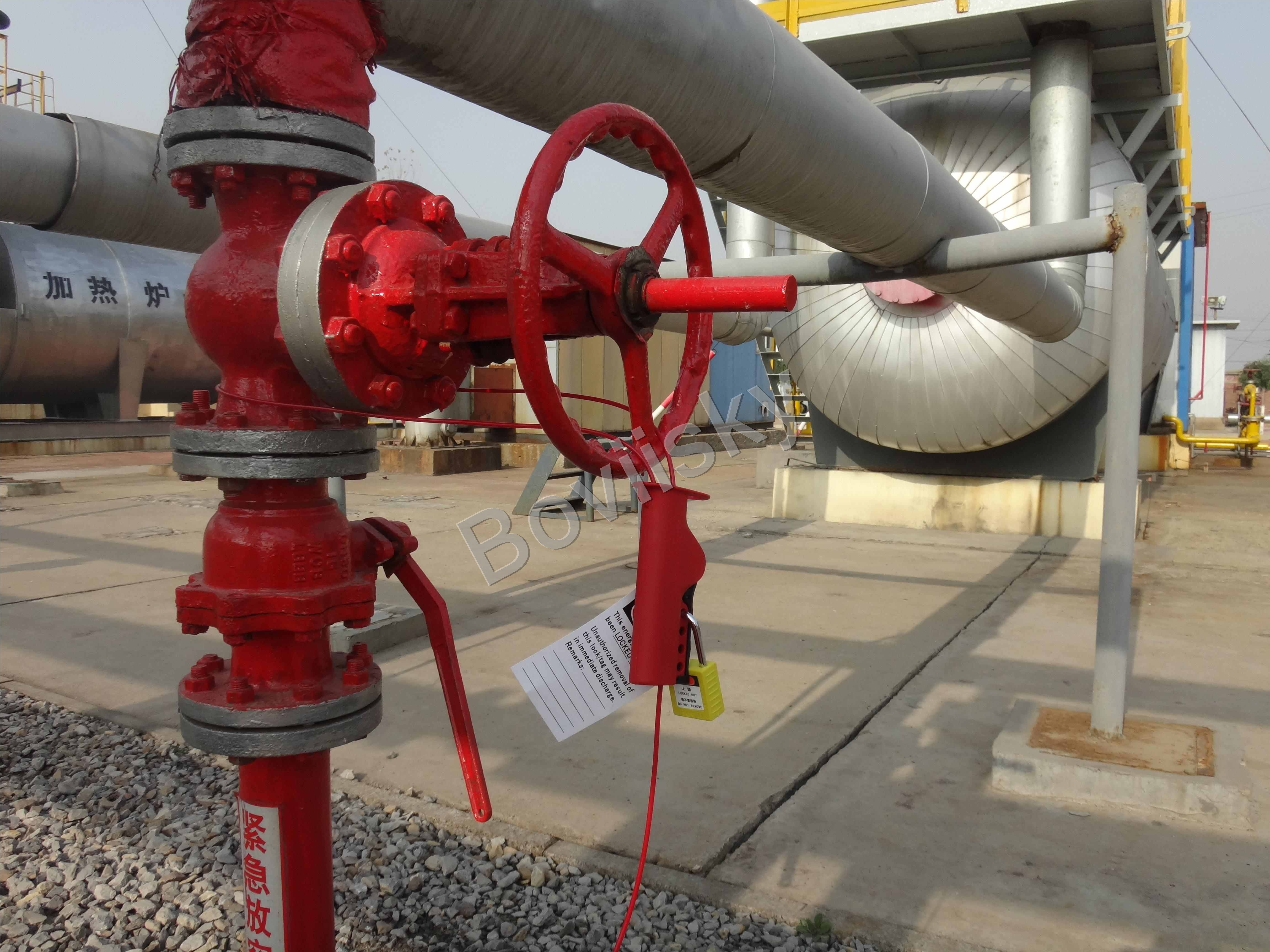 Outdoor valve lockout application
